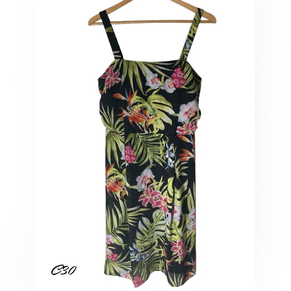 karin stevens Dresses & Skirts - C30- Karin Steven’s Tropical dress Women’s Large - Size 12
